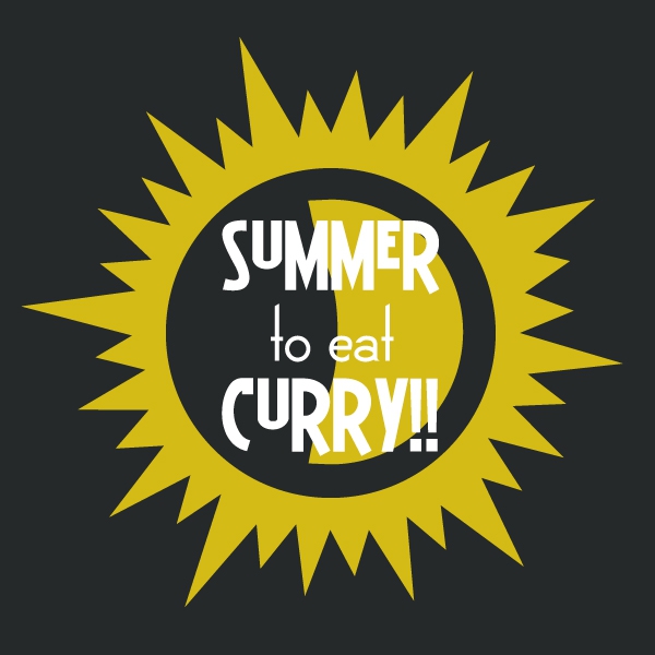 夏はカレー！Tシャツ