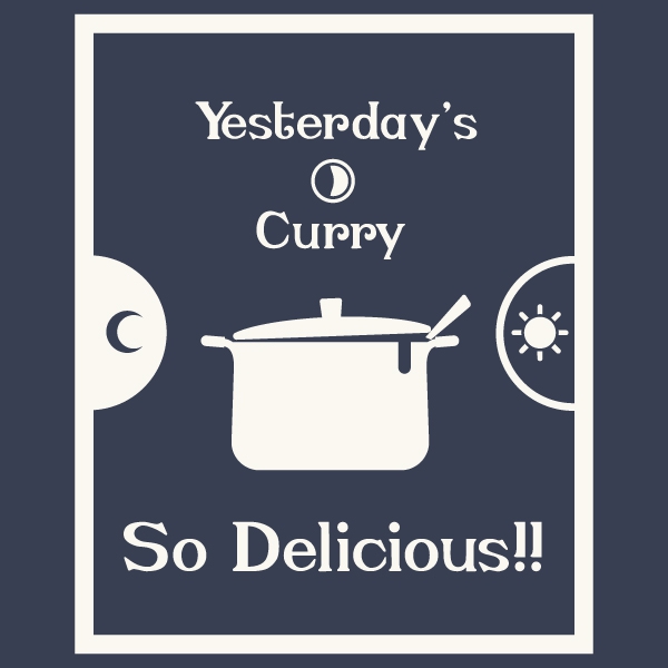 前の日のカレーは<br />おいしいTシャツ