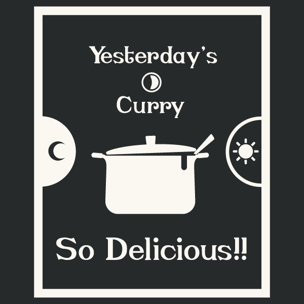 前の日のカレーは<br />おいしいTシャツ