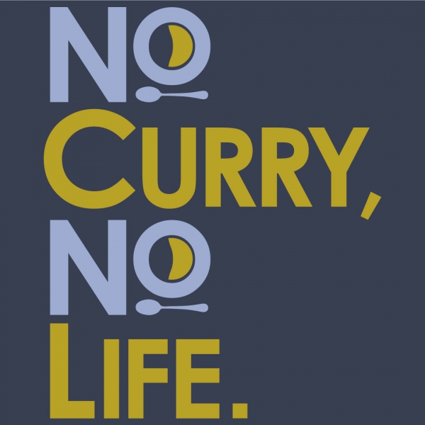 No curry‚ No life.Tシャツ