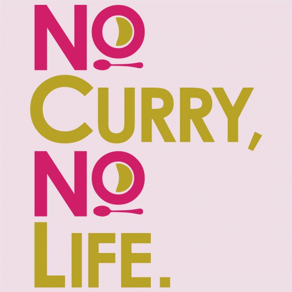 No curry‚ No life.Tシャツ