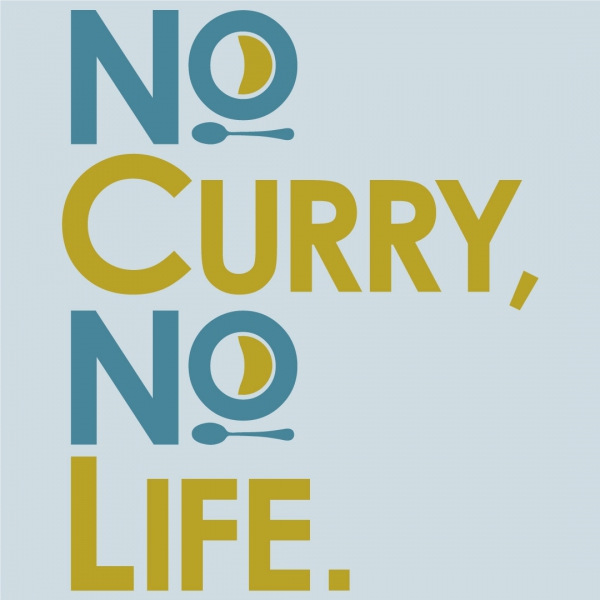 No curry‚ No life.Tシャツ