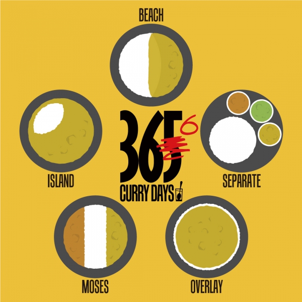 カレーの盛り付け方Tシャツ